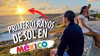 Aquí se Reciben los PRIMEROS Rayos de Sol en TODO México ️ #islamujeres #puntasur #mexico