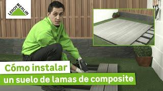 Cómo instalar un suelo de lamas de composite ¡Guía paso a paso! | LEROY MERLIN