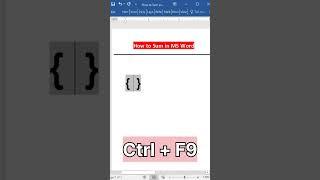 How to write formula in word #msword #shorts