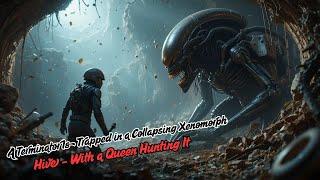 A Terminator Is Trapped in a Collapsing Xenomorph Hive – With a Queen Hunting It | Sci-Fi-HiTales