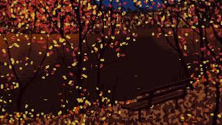 Windy Autumn Sunset at the Pond Pixel Ambiance (1 Hour)