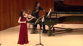 Angela Kim - Brahms Violin Sonata No.1 in G Major