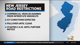 New Jersey DOT: Commercial Vehicle Ban On Most Highways Due To Icy Conditions