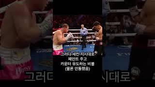 카넬로vs비볼 때 트레이너가 비볼에게 내린 지시..!