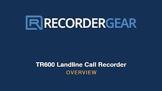 RecorderGear TR600 Landline Phone Call Recorder for all lines Automatic Telephone Recording Device