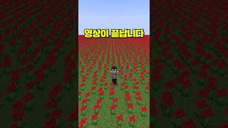 빨간색에 닿으면 끝나는 마인크래프트 #shorts