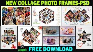 free download collage design 10 creative photo collage psd collage photo frame design 2024