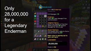 How to get a Maxed Legendary Enderman Pet for 28m (Hypixel Skyblock)