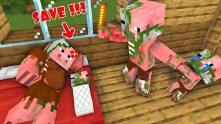 Monster School : Baby Pigman is Kidnapped, Save Him! - Minecraft Animation