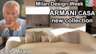 Armani casa new collection Milan Design Week 2024 | day 7  #italy #milan #mdw