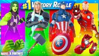 Die ,,ZUFÄLLIGE" AVENGERS BOSS Skin Challenge in Fortnite Season 4 Deutsch (Iron Man, Thor, Hulk)