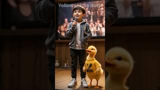 The little duck prepares audio for the boy to sing #shorts #ducklings #cuteanimals #pets