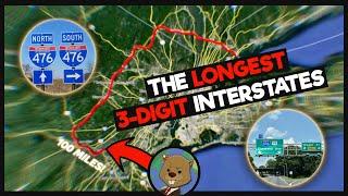 America's Longest 3-Digit Interstates