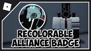 HOW TO GET RECOLORABLE ALLIANCE BADGE in NORMAL BATHTUB RP | ALL RECOLORABLE ALLIANCE MORPHS (GSTRP)