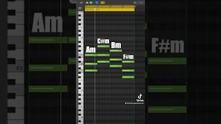 How to make easy trap chord progression #musicproductiontips #musicproduction #beatmaker