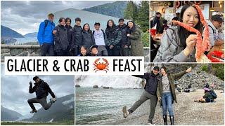 DAY 4: Best King Crab at TRACY'S KING CRAB SHACK JUNEAU & MENDENHALL GLACIER Alaska Cruise Vancouver