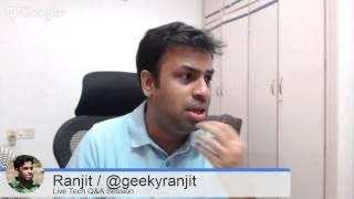 #34 Live Tech Q&A Session with Geekyranjit