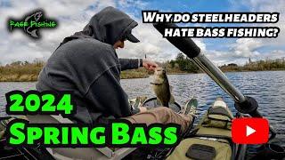 SPRING BASS 2024 - WHY DO STEELHEADERS HATE BASS FISHING? + OREGON POND BASS FISHING TIPS