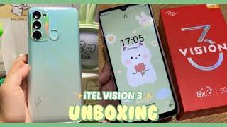 ITEL VISION 3 UNBOXING BUDGET ANDROID PHONE 2022 | ₱3K ONLY | Shopee PH | Aesthetic Video