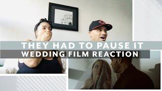 Couple Reacts to Watching Their Wedding Video for the First Time! *So Emotional*