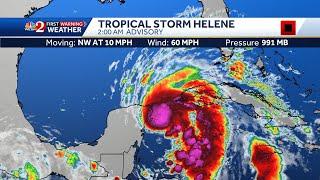 Helene strengthening as storm expected to hit Florida as major hurricane