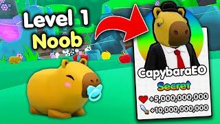 Starting Over as NOOB with OP SECRET in Capybara Evolution! (Roblox)