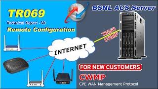 BSNL TR069 Configuration | CWMP Protocol | BSNL ACS Server Setup|TR069 Setup In BSNL FTTH ONT[HINDI]