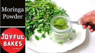 How to make Moringa Powder at Home | Organic Homemade Moringa Powder | Drumstick leaves powder