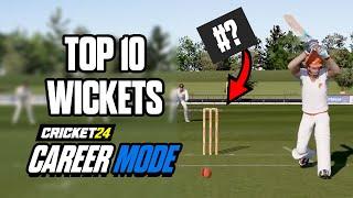 Top 10 Wickets in Cricket 24's Career Mode! (so far)