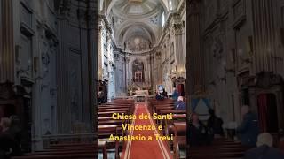 ROME  -  Chiesa dei Santi Vincenzo e Anastasio a Trevi Roma #shorts