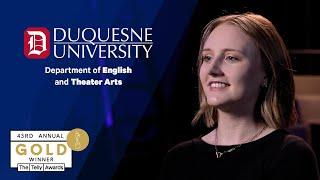 Duquesne University - English & Theater Arts Online Commercial - Pittsburgh Video Production Company