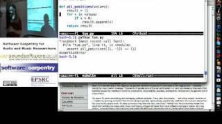 Test-driven example - printing positive numbers, part 2 (Software Carpentry)