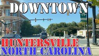 Huntersville - North Carolina - 4K Downtown Drive