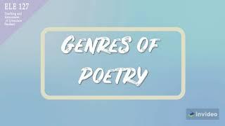 Review on the Genres of Poetry