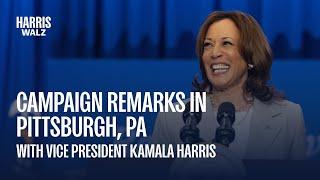 Vice President Kamala Harris on the Economy - Live from Pittsburgh, PA (Vertical) | Harris-Walz 2024