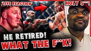 REACTIONS to Jon Jones vs Stipe Miocic! Tom Aspinall & JON JONES BROTHER in CROWD! *LIVE REACTIONS*