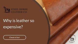 Why is leather so expensive? | Steel Horse Leather