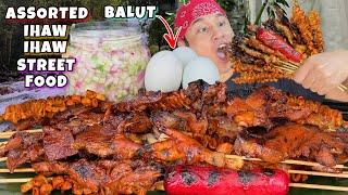 Filipino Ihaw-Ihaw Assorted Street Food Plus Balut Mukbang