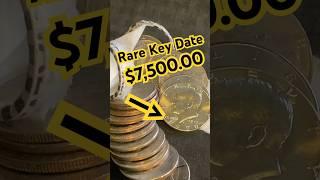 Rare Key Date Silver Coin Sold For $7,500.00! #youtubeshorts #key #date #silver