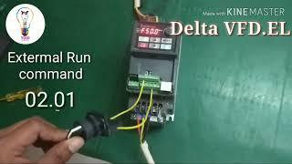 Delta VFD.EL Ac drive basic parameters