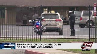 Seguin Police Department initiates undercover operation to crack down on bus stop violations