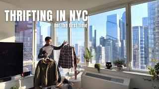 Our first time thrifting shopping in NYC!