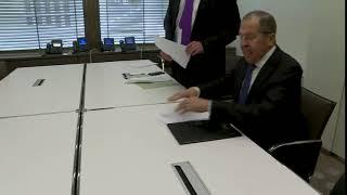 С.Лавров и Л.Беккари, Женева, 25 февраля 2020 года