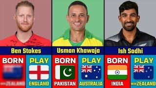 Cricket Players Who didn't Play for their Country of Birth