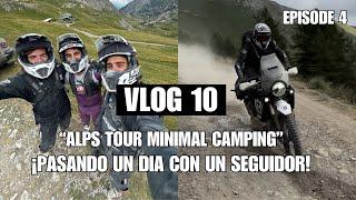 VLOG 10 -Alps Tour Minimal Camping- "Un dia de ruta con un seguidor" Husqvarna Norden 901 vs Tenere