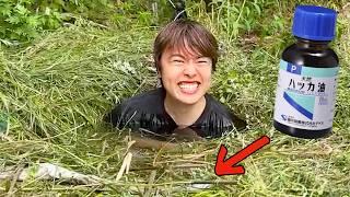 We're going to drop Maso into a pit in a swamp filled with a lot of peppermint oil!! [Prank] PDS