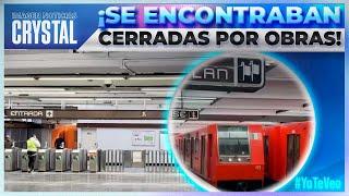 Reabren estaciones de la Línea 9 del Metro de la CDMX | Noticias con Crystal Mendivil