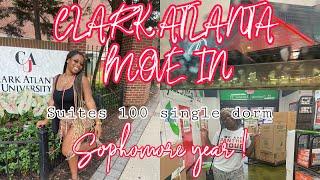 CLARK ATLANTA UNIVERSITY MOVE IN | SUITES 100 SINGLE | COLLEGE | HBCU VLOG 2022 | SOPHOMORE YEAR