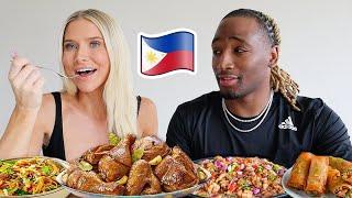 Trying FILIPINO FOOD for the FIRST TIME!