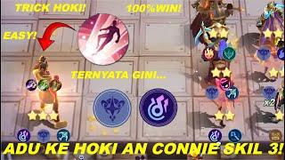 ADU HOKI CONNIE SKILL 1 DAPET BRODY TERUS ? TRICK NYA TERNYATA GINI ! COMBO TERKUAT MAGIC CHESS 2024